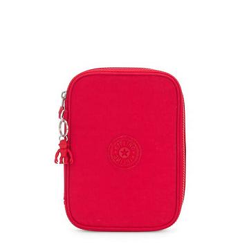 Kipling 100 Pens Case Bags Red Rouge | AU 2026MQ